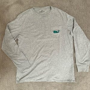 Gameday Grey Vineyard Vines Long-sleeve Tee